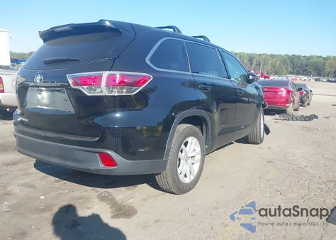 2016 Toyota Highlander Le from USA, damaged, VIN 5TDZARFHXGS021726